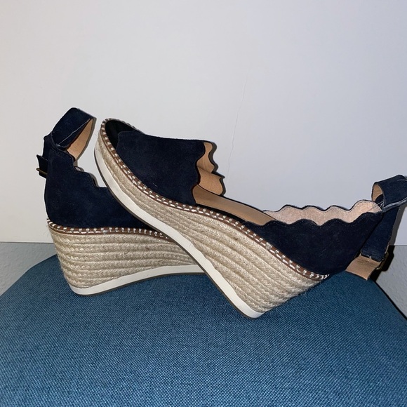 Crown Vintage Black Wedges size 10 - Picture 4 of 6